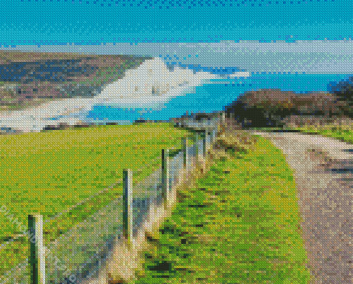 White Cliffs Of Dover National Park Diamond Painting