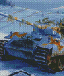 World War II Panther Tank Diamond Painting
