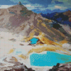Abstract Tongarino National Park Diamond Painting