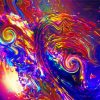 Abstract Colorful Waves Art Diamond Painting