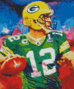 Abstract Green Bay Packers Diamond Painting