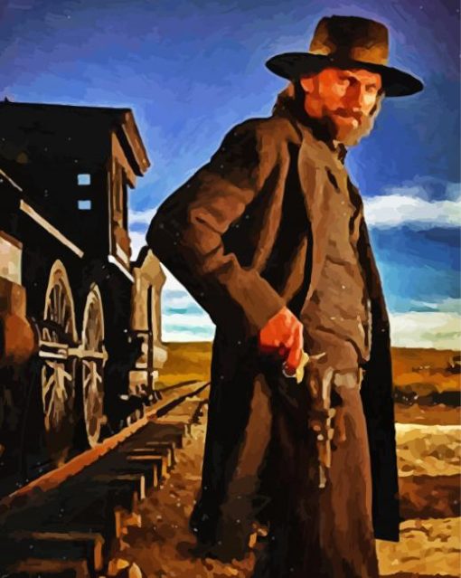 Abstract Hell On Wheels Character Diamond Painting