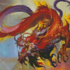 Aesthetic Chinese Dragon Diamond Painting