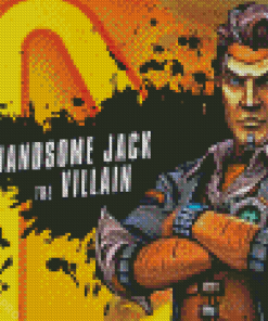 Aesthetic Handsome Jack Diamond Painting