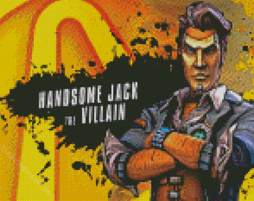 Aesthetic Handsome Jack Diamond Painting