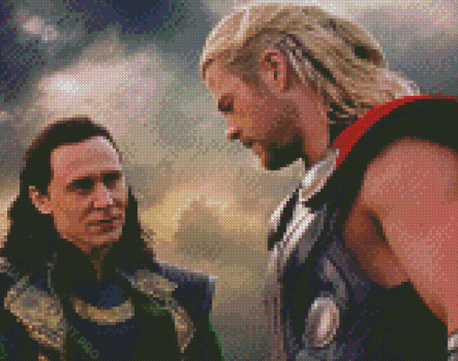 Aesthetic Loki And Thor Diamond Painting