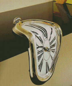 Aesthetic Melting Clock Diamond Painting