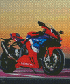 Aesthetic Motorcycle Honda Diamond Painting