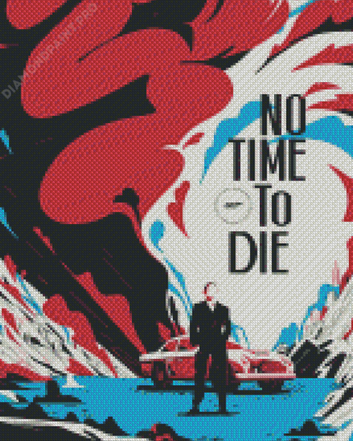 Aesthetic No Time To Die Illustration Diamond Painting