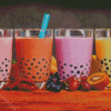 Aesthetic Bubble Tea Diamond Painting