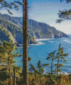 Amazing Oregon Coast Seascape Diamond Painting