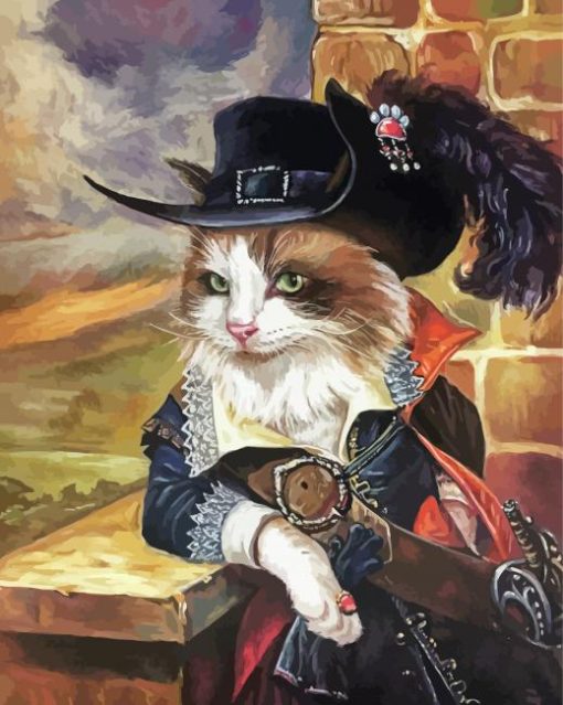 Classy Puss In Boots Diamond Painting