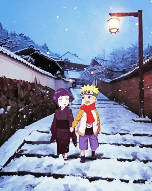 Cute Baby Naruto X Hinata Diamond Painting