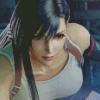 Final Fantasy Tifa Lockhart Diamond Painting