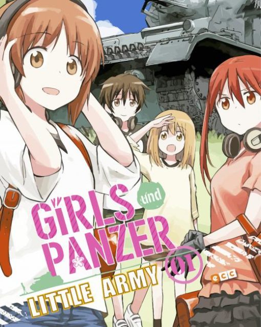 Girls Und Panzer Manga Anime Poster Diamond Painting