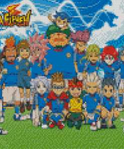 Inazuma Eleven Anime Poster Diamond Painting