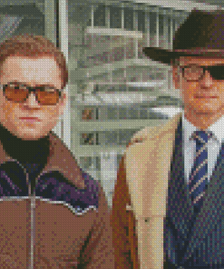 Kingsman Colin And Taron Diamond Painting