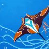 Mantaray Fish Diamond Painting