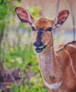 Smiling Nyala Animal Art Diamond Painting