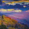 Smokey Mountains In United States Diamond Painting