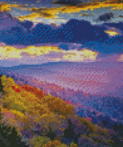 Smokey Mountains In United States Diamond Painting