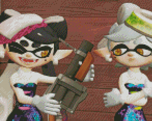 Splatoon Squid Sisters Diamond Painting