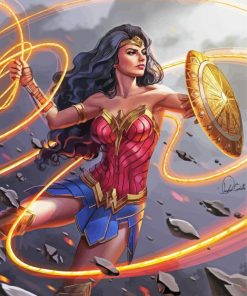 Superhero Wonder Woman Diamond Painting