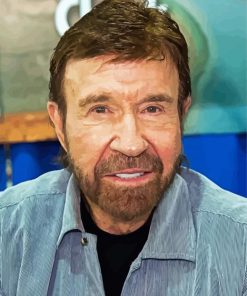 The Artist Chuck Norris Diamond Painting