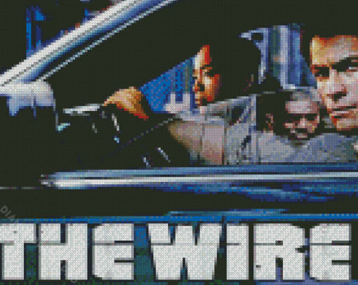 The Wire Illustration Diamond Painting