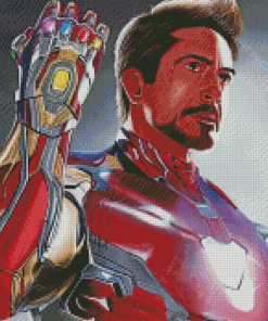 Tony Stark Infinity Gauntlet Diamond Painting