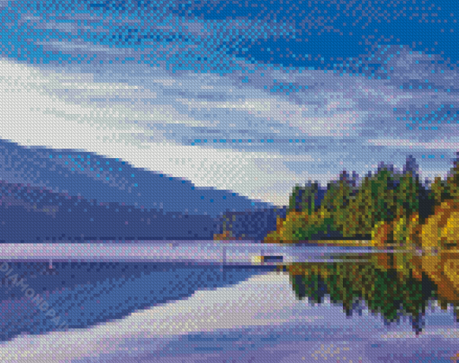 Aesthetic Nanaimo Lake Diamond Painting