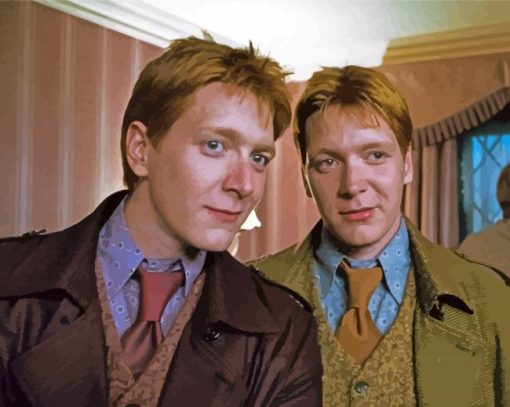 Aesthetic Weasley Twins Characters Diamond Painting