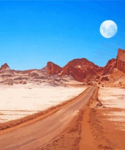 Atacama Desert Moon Valley Us Diamond Painting