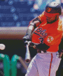 Baltimore Orioles Baseball Player Diamond Painting