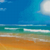 Beautiful Beach Scene Diamond Painting