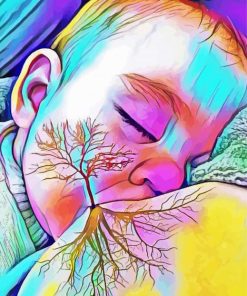 Breastfeeding Tree Of Life Diamond Painting