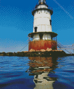 Conimicut RI Lighthouse Diamond Painting