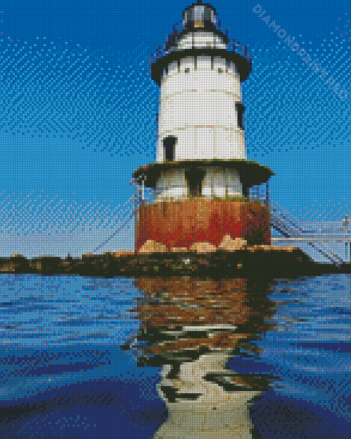 Conimicut RI Lighthouse Diamond Painting
