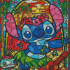 Disney Stitch Stained Glass Diamond Painting