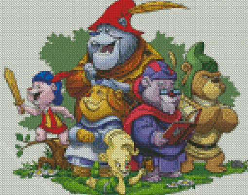 Gummi Bears Cartoon Diamond Painting