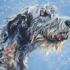 Irish Wolfhoun Dog Art Diamond Painting