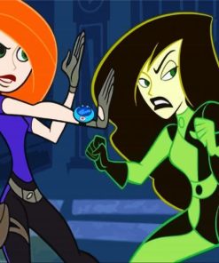 Kim Possible And Shego Diamond Painting