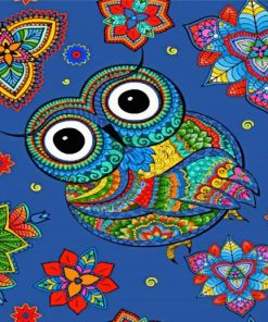 Mandala Owl Art Diamond Painting
