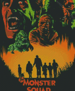 Monster Squad Art Diamond Painting