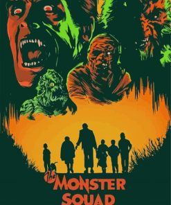 Monster Squad Art Diamond Painting