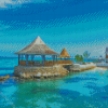 Montego Bay Jamaica Beach Diamond Painting