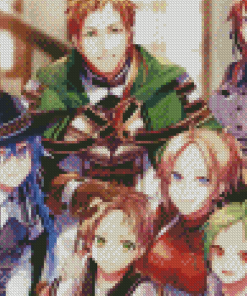 Mushoku Tensei Anime Characters Diamond Painting