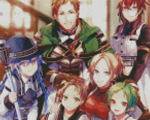 Mushoku Tensei Anime Characters Diamond Painting