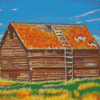 Prairie Landscape Illustration Art Diamond Painting