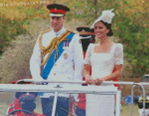 Prince William And Kate Middleton Diamond Painting